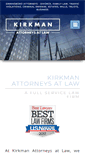 Mobile Screenshot of kirkmanlaw.com